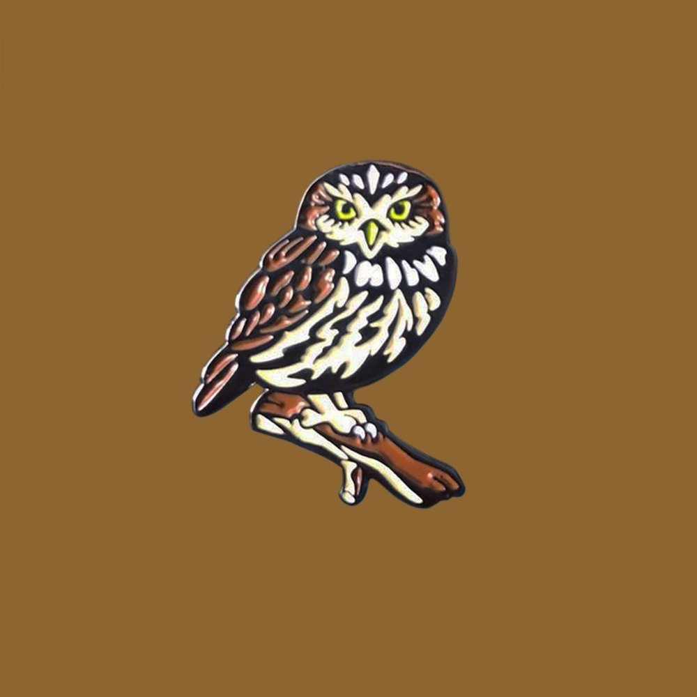 Athena’s Owl Enamel Pin
